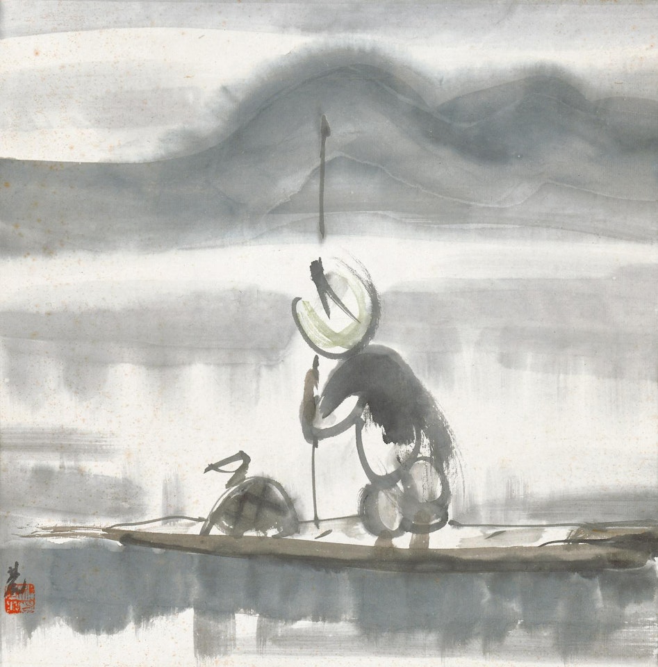 FISHERMAN by Lin Fengmian