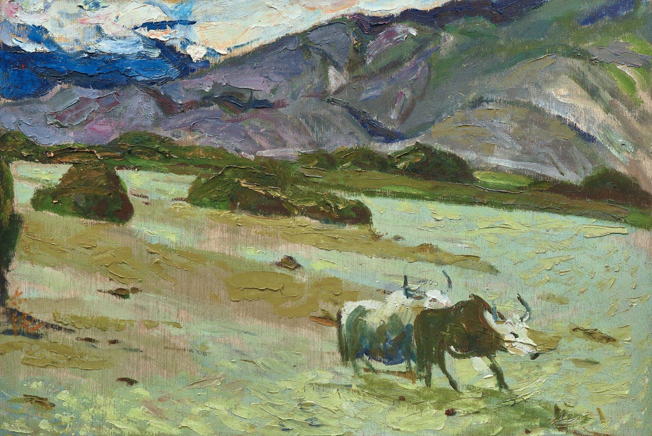 TIBET LHASA RIVER by Luo Erchun