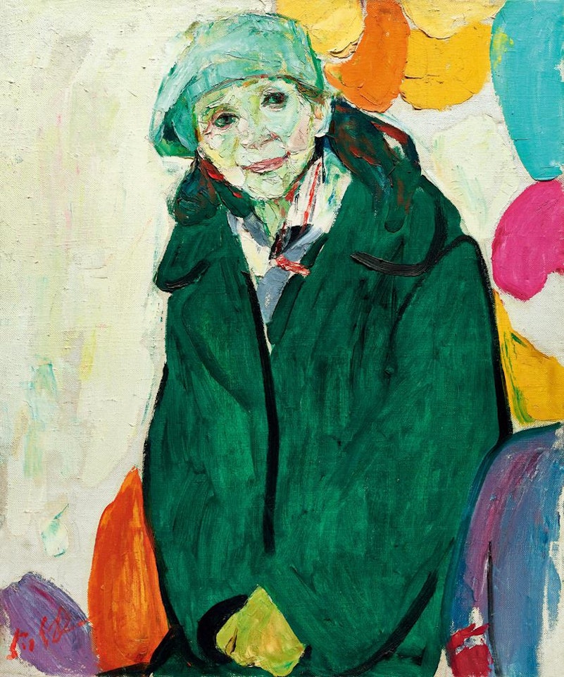 A LADY IN GREEN by Luo Erchun