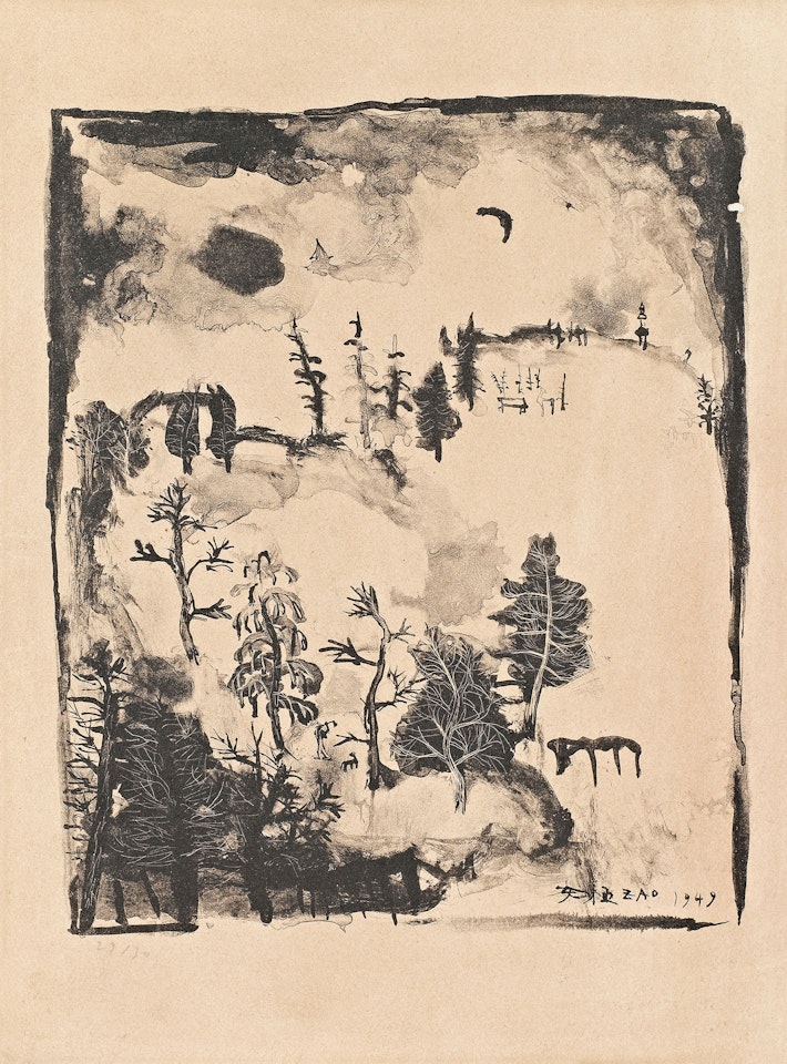 CRESCENT by Zao Wou-Ki