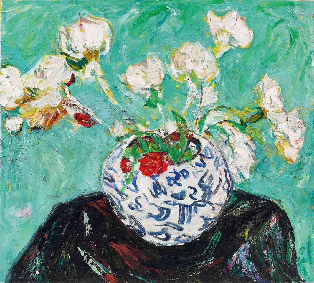 FLOWERS IN THE VASE by Luo Erchun