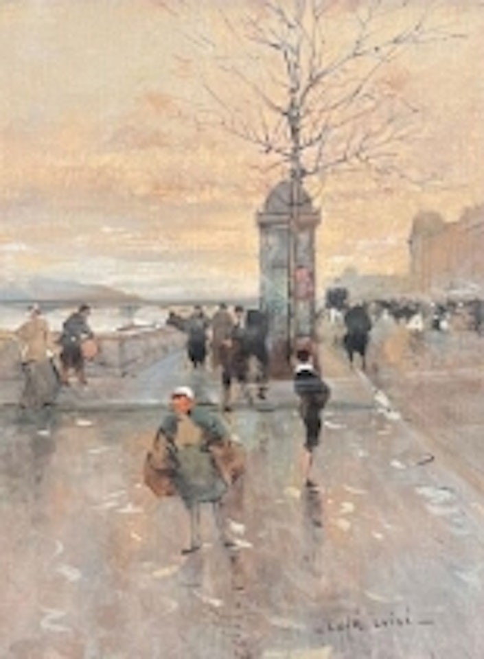 "Paris, the Quai d"Orsay and the train station" by Luigi Loir