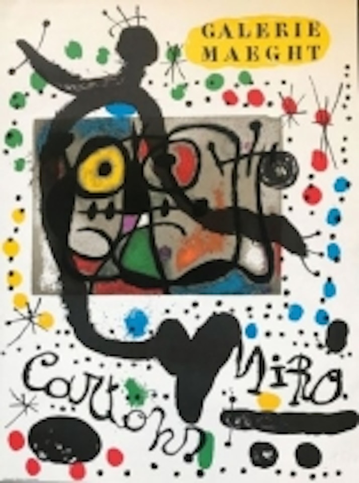 Grand Palais and Galerie Maeght Cartons by Joan Miró