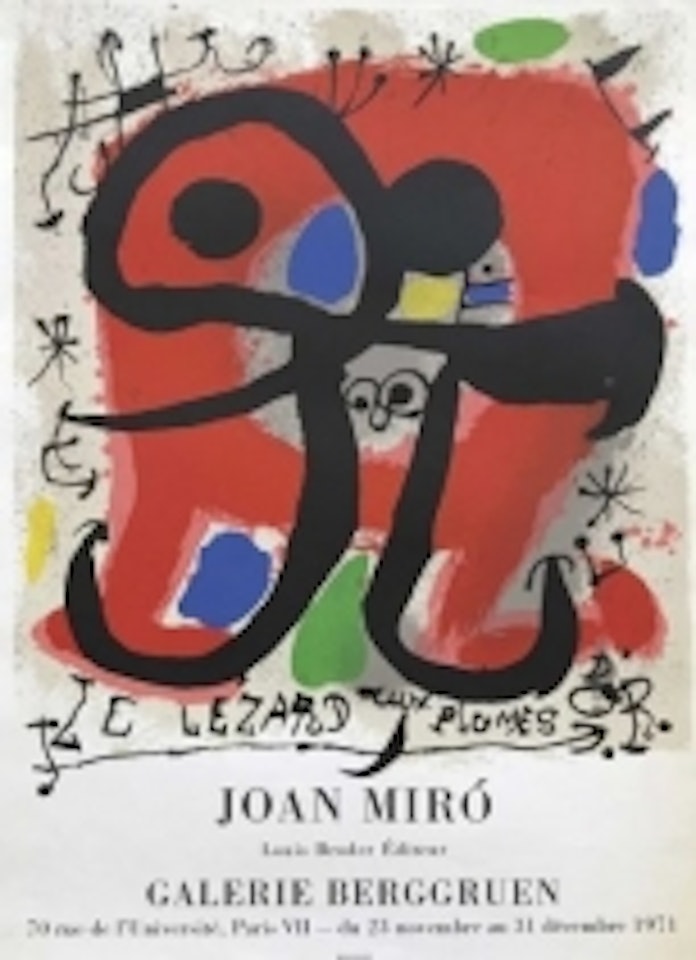 “The Lizard with the Golden Feathers” by Joan Miró
