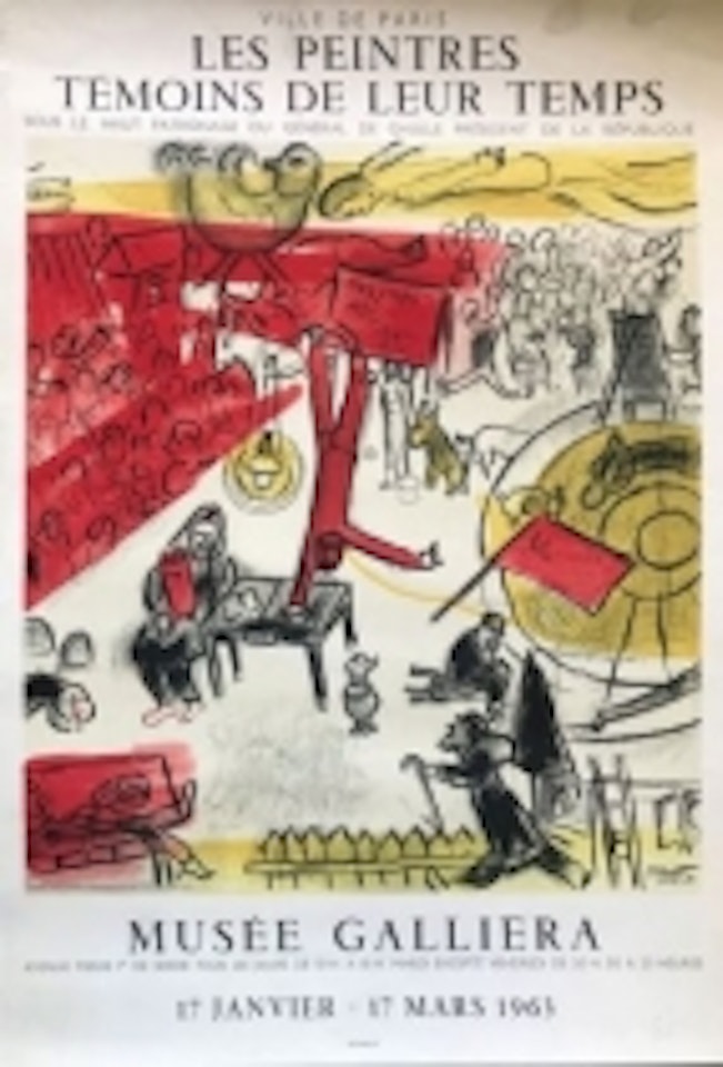 Painters witness to their times Musée Galliera by Marc Chagall