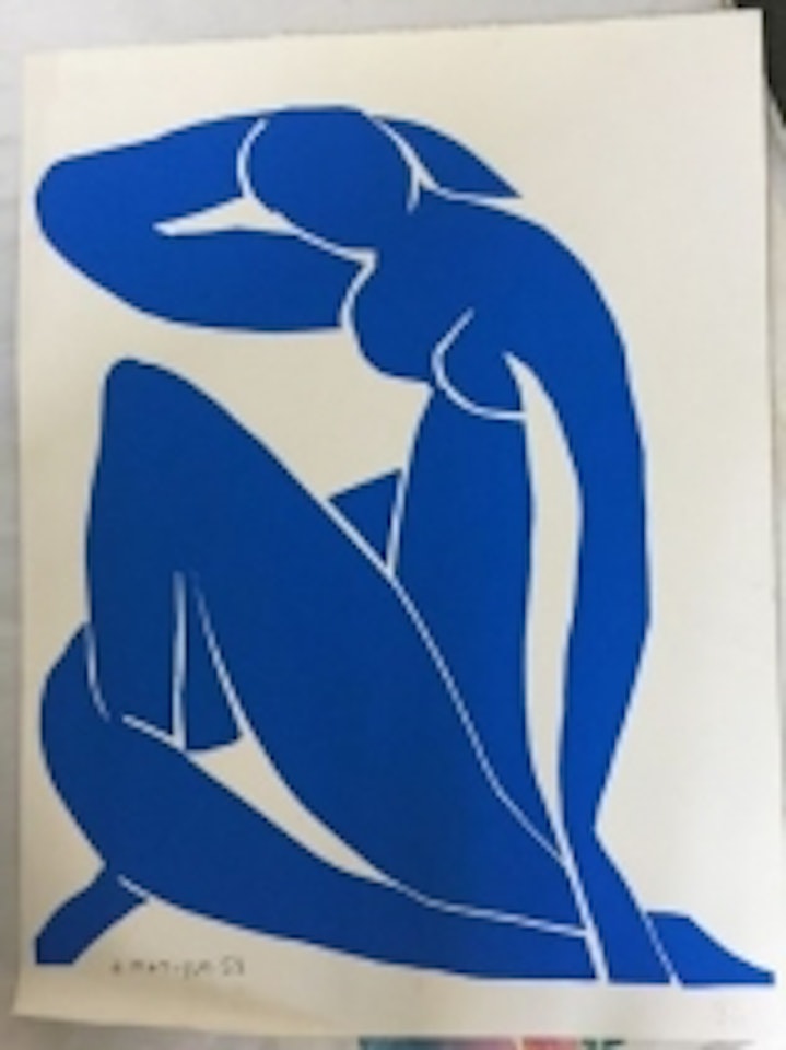 Blue Nude (from After a collage) by Henri Matisse