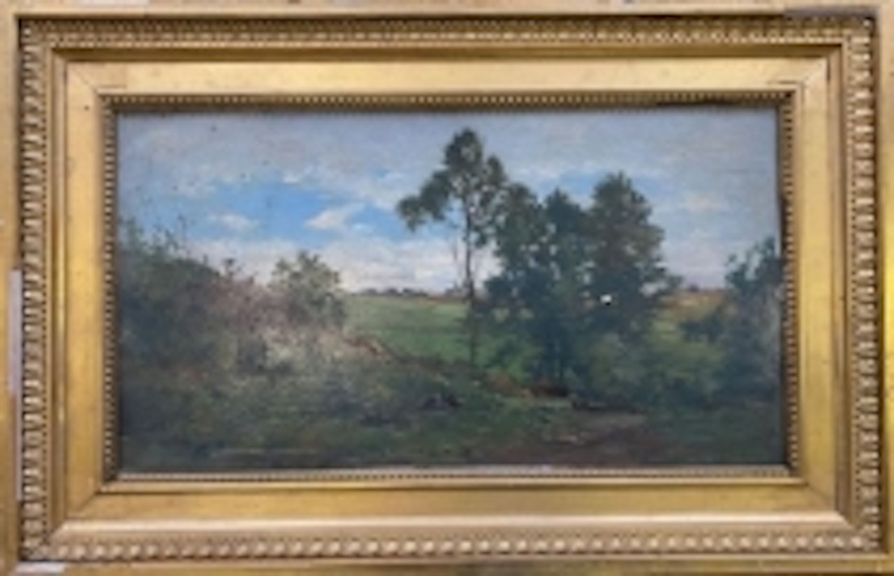 Country landscape by French School