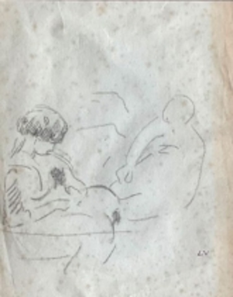 Young woman at work by Louis Valtat