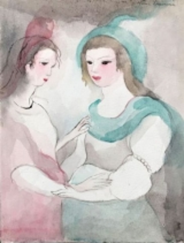 The two friends by Marie Laurencin