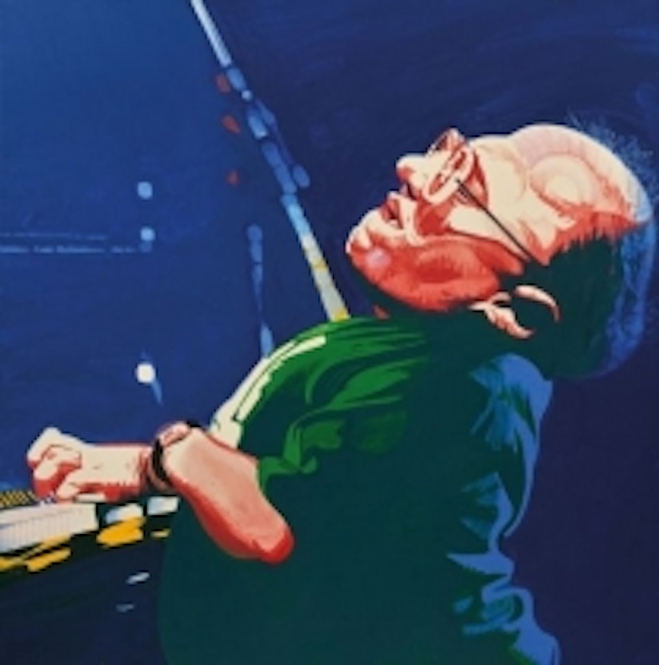 Michel Petrucciani by Bernard Rancillac
