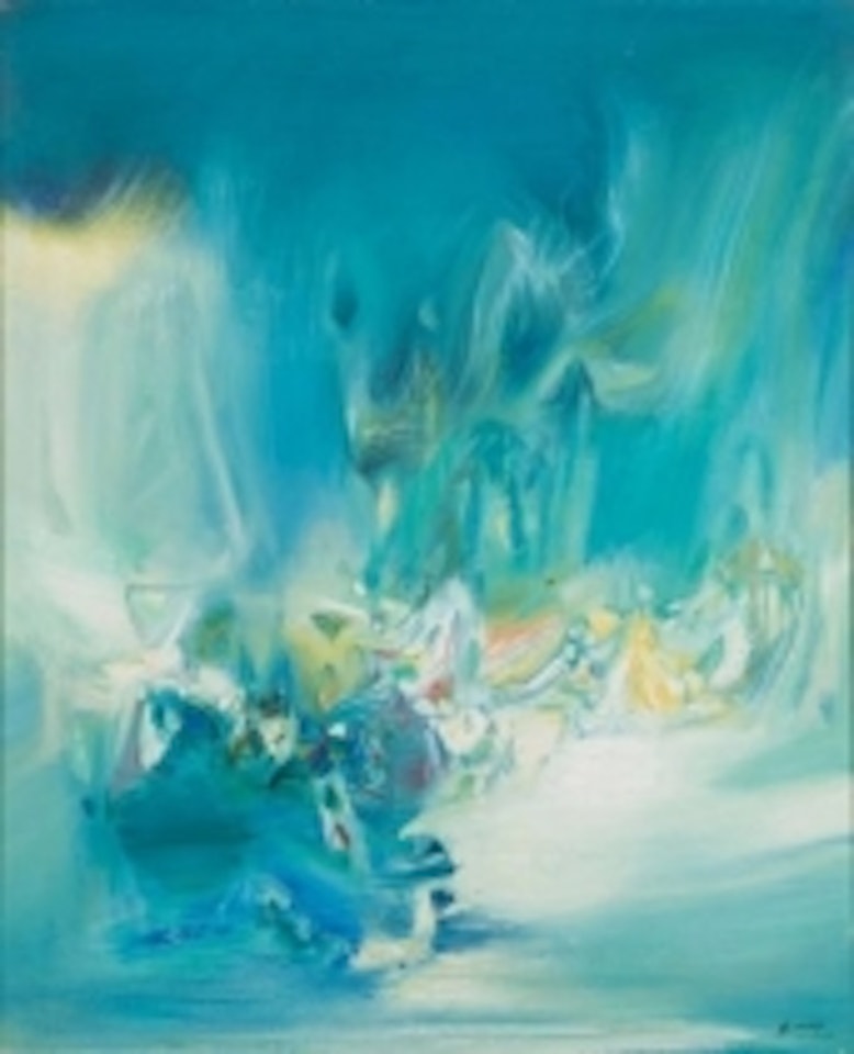 "Untitled, № 501" by Chu Teh-Chun