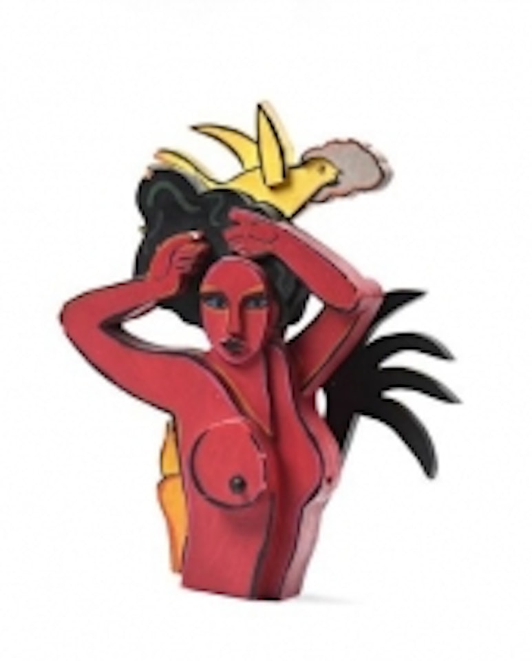 Woman with palm tree by Corneille