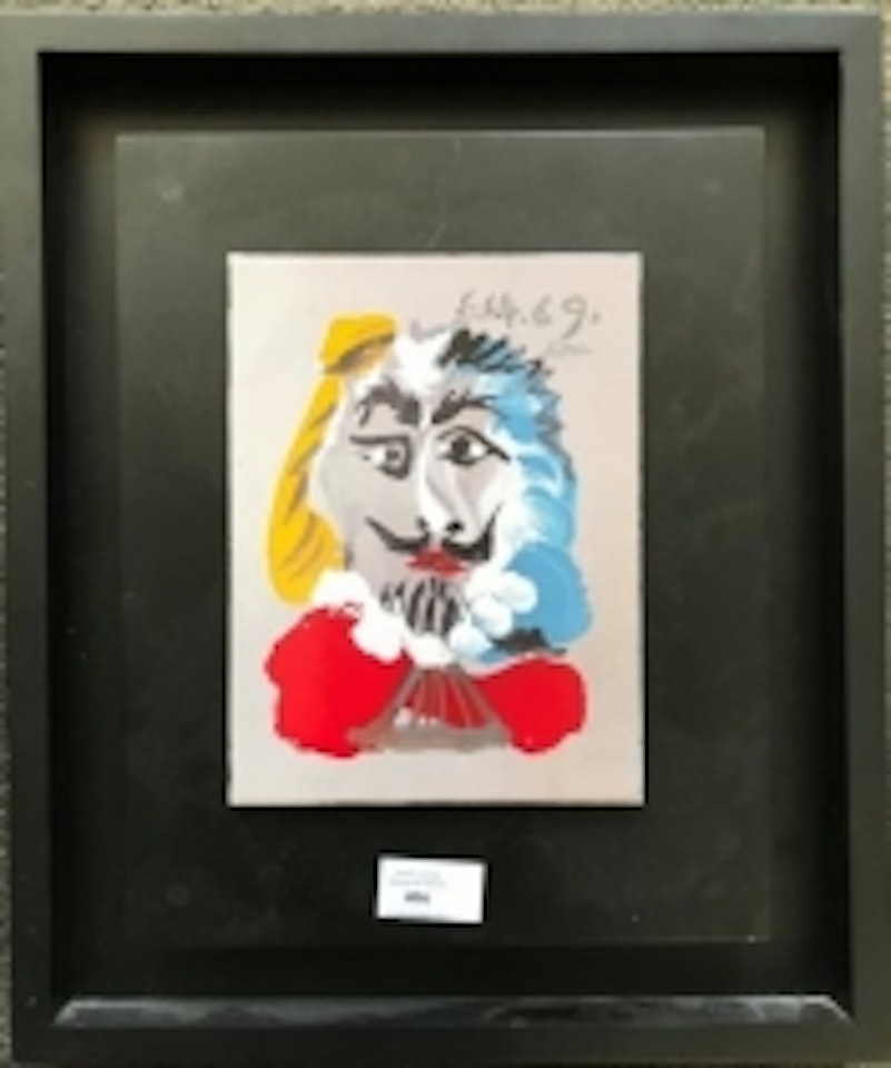 Head of a Musketeer by Pablo Picasso