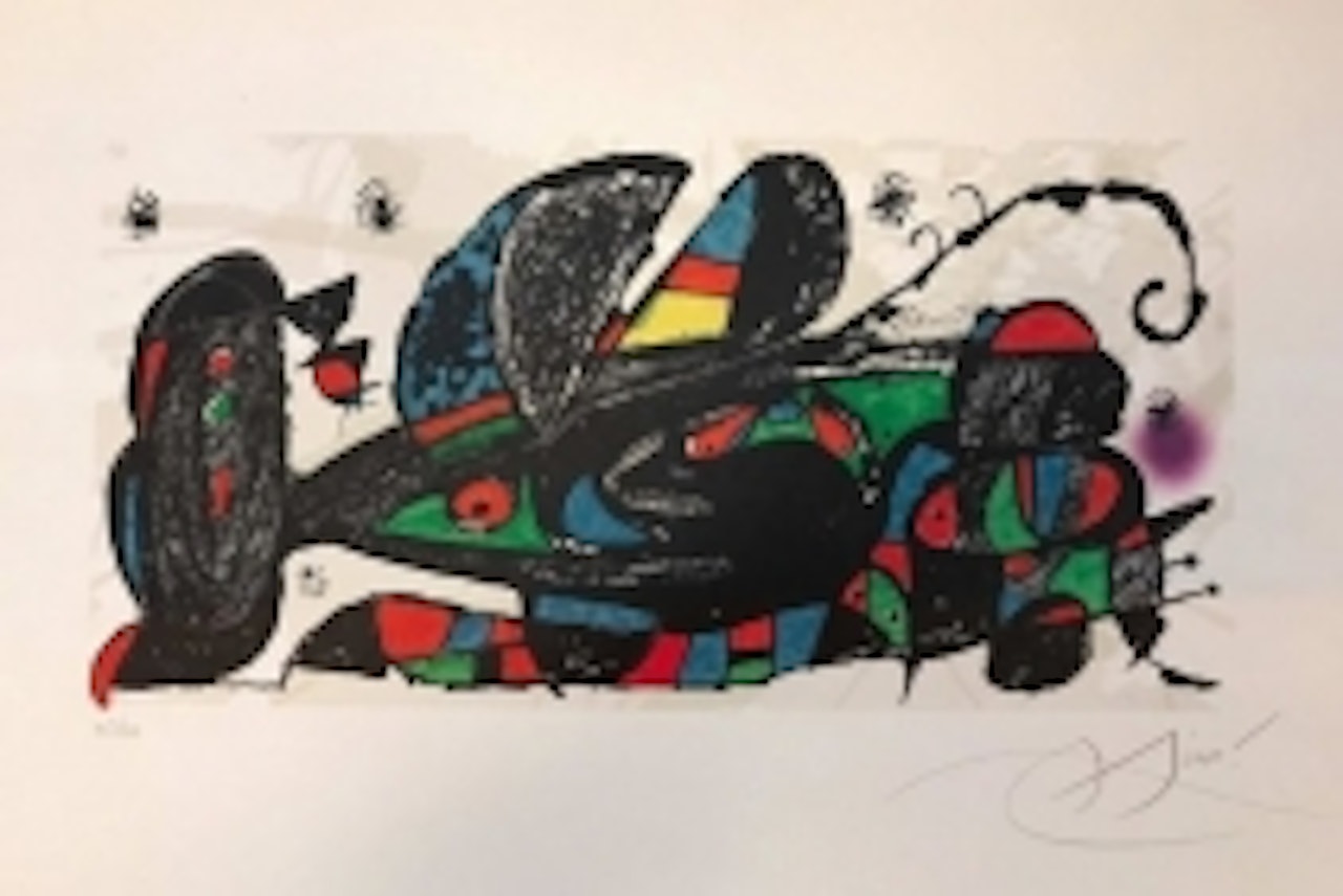 "The cat" by Joan Miró