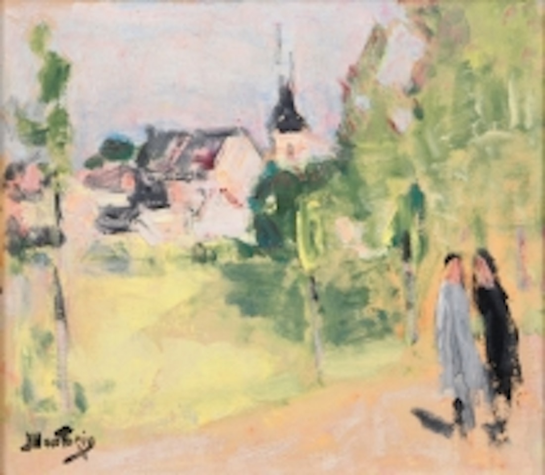 Walk in the countryside by Pierre Eugène Montezin