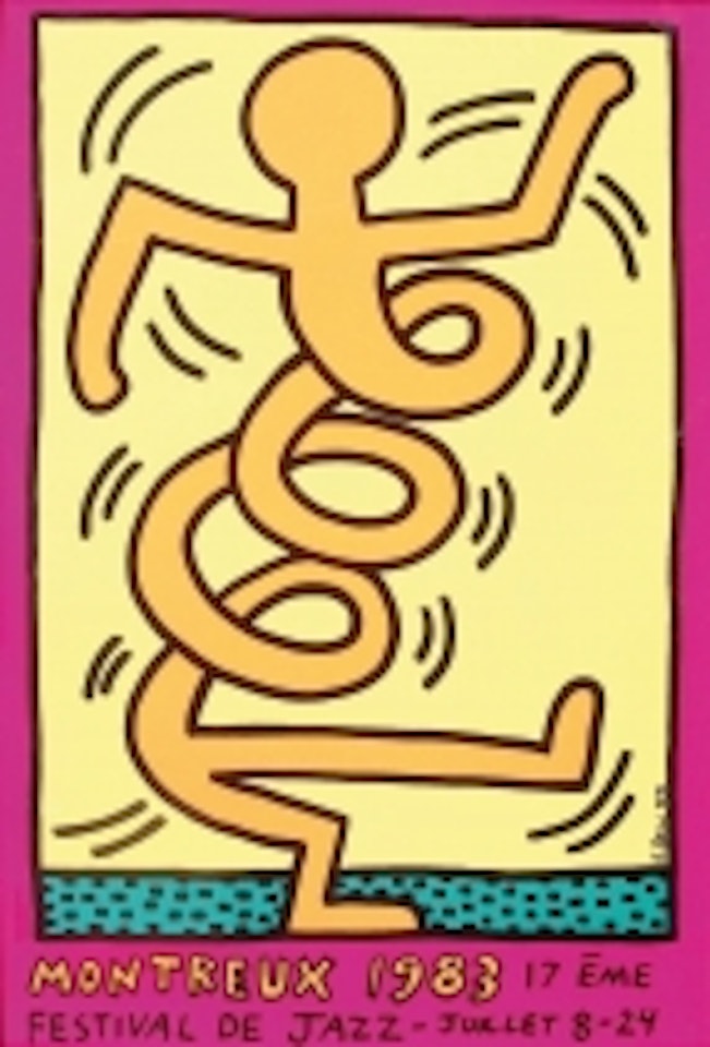 "Montreux 1983, 17th Jazz Festival" by Keith Haring