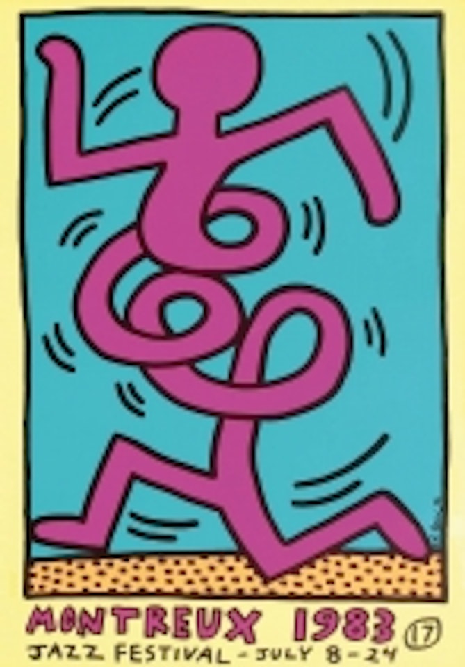 "Montreux 1983, 17th Jazz Festival" by Keith Haring