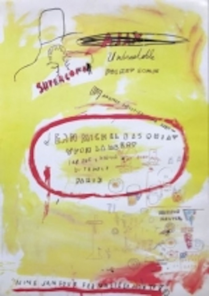 Supercomb by Jean-Michel Basquiat