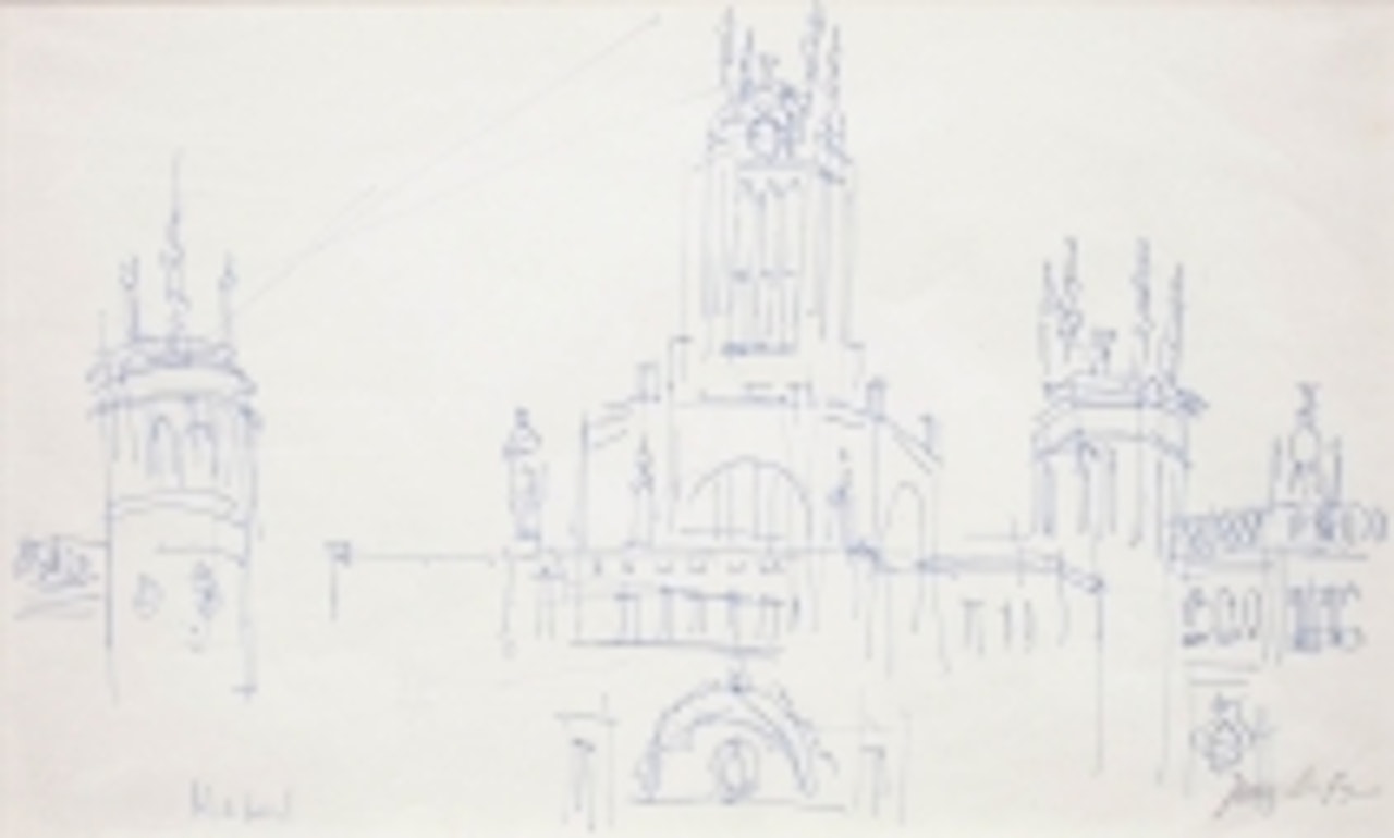 The Royal Palace (or Orient Palace), Madrid by Jean Dufy