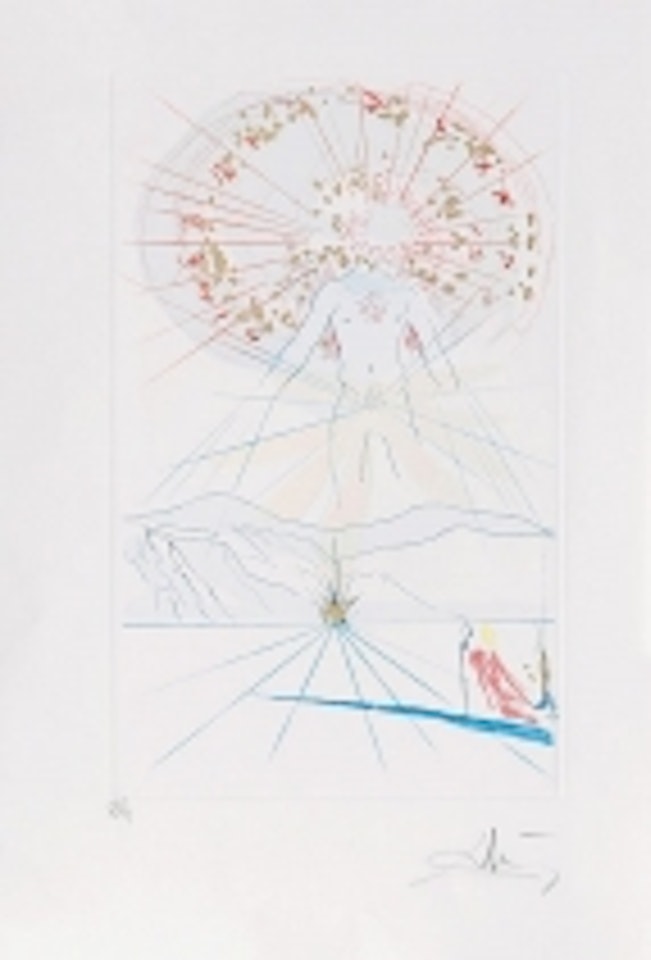 The Bridegroom leaps upon the mountains by Salvador Dali