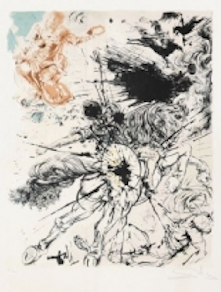 “Dulcinéa”; From the sequel “Don Quixote de la Mancha” (M.L №1002) by Salvador Dali