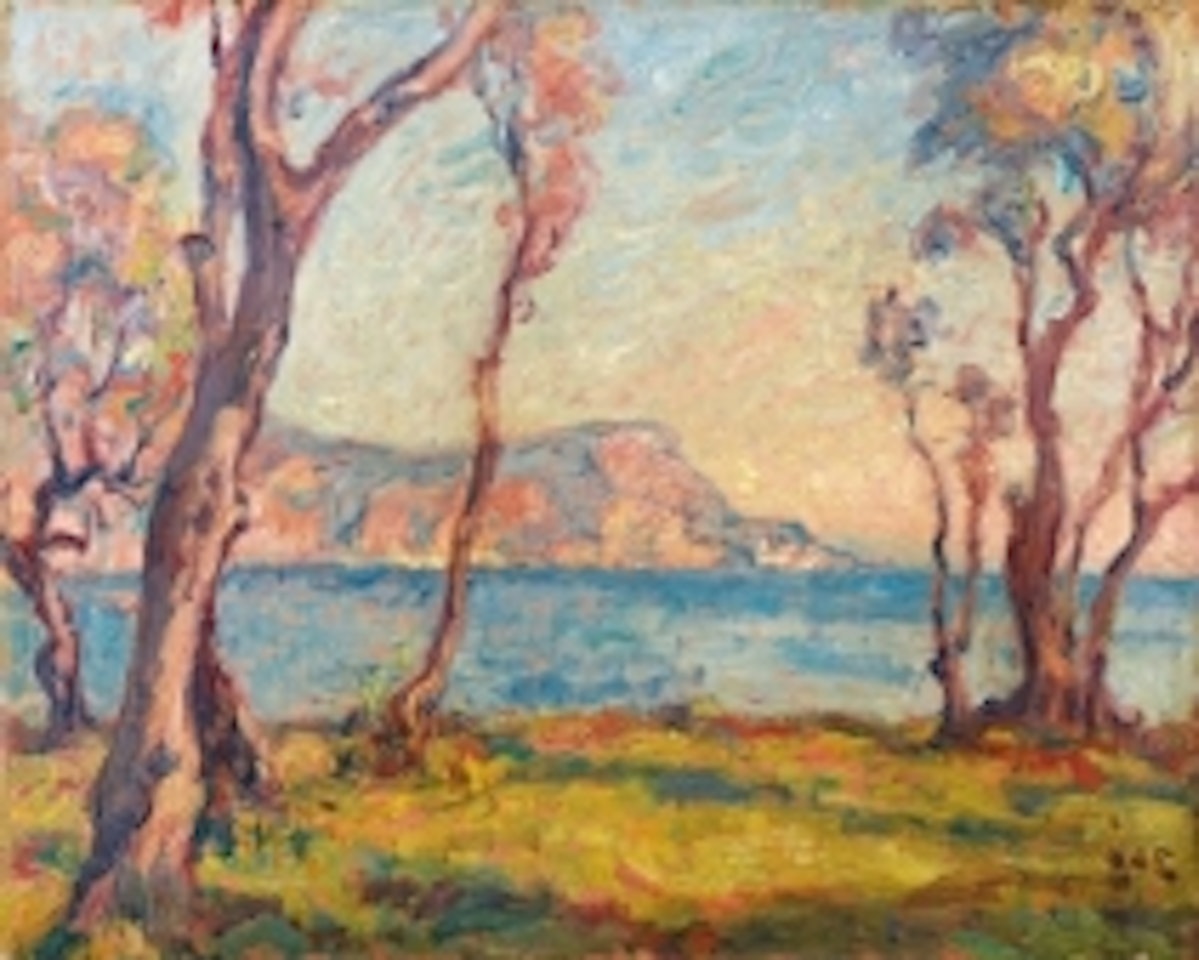 "Landscape of the CÃ´te d"Azur" by Georges d’Espagnat