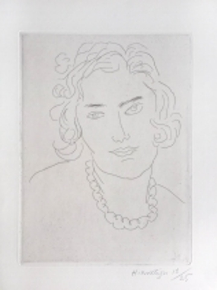 FIGURE WITH NECKLACE by Henri Matisse
