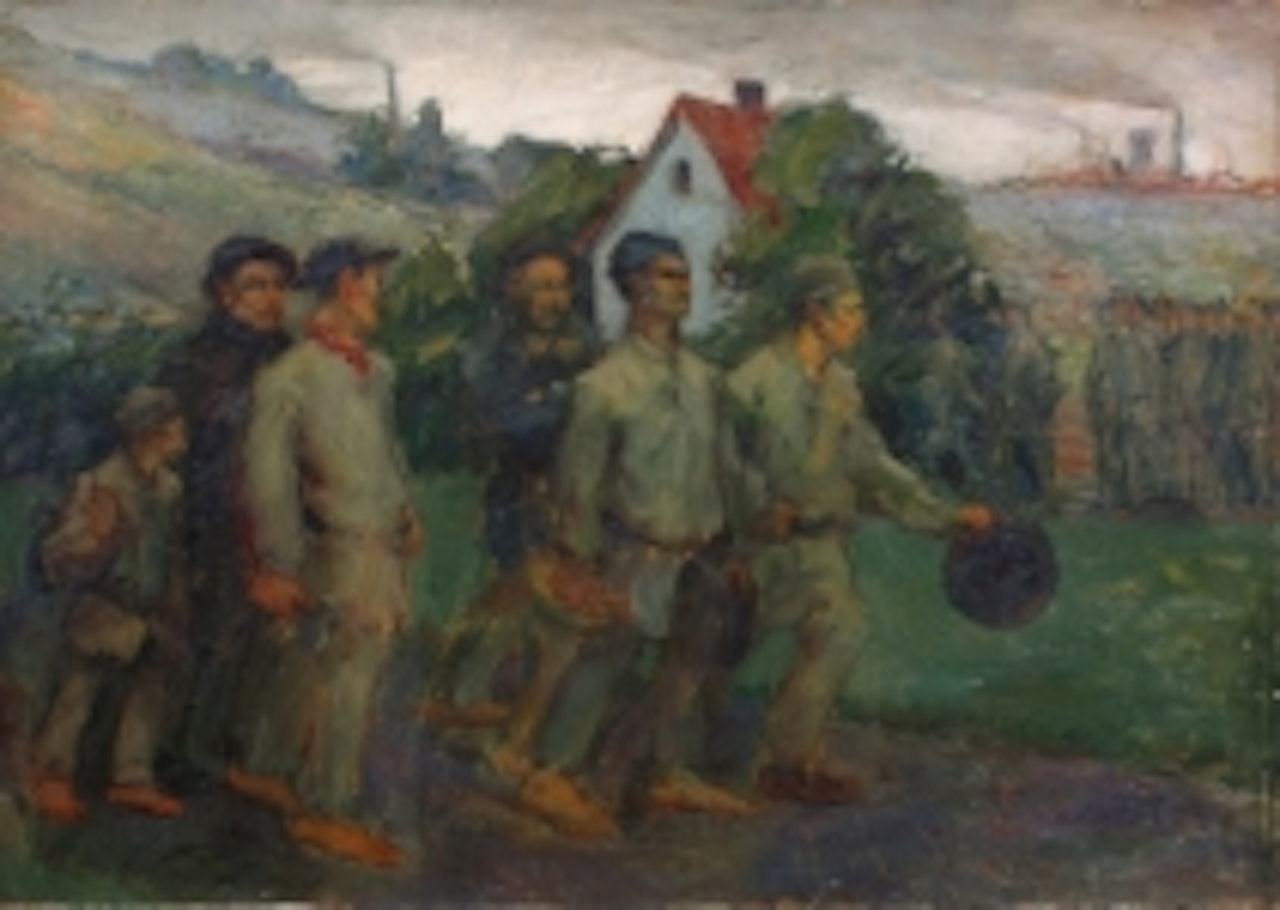 attributed to The Workers by Maximilien Luce
