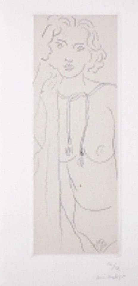 STANDING NUDE IN A BATHROBE by Henri Matisse