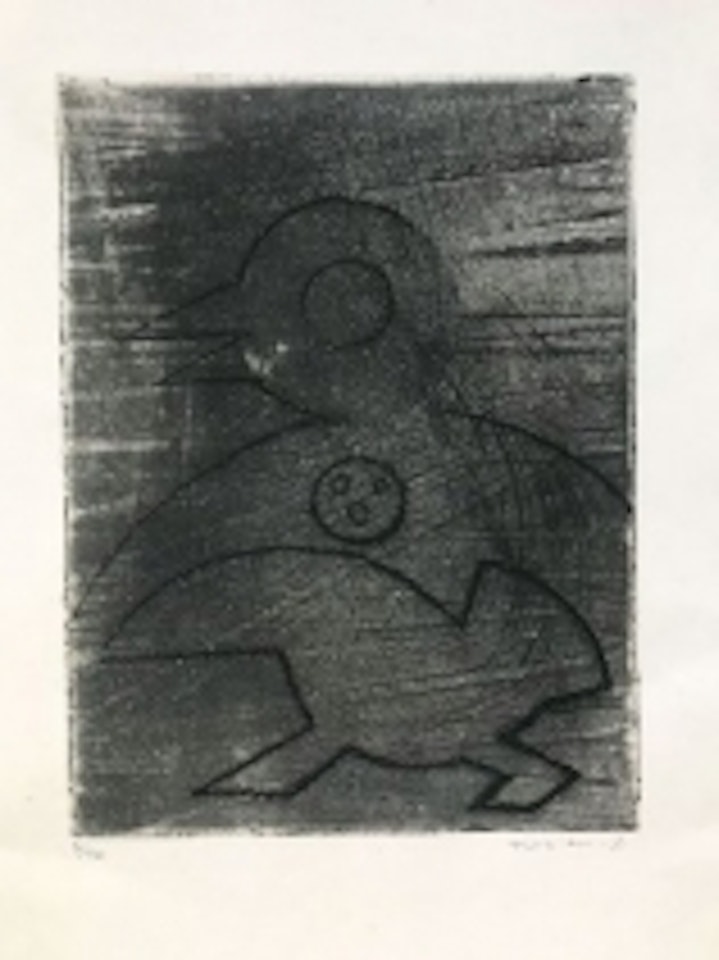 Untitled; Catalog of graphic works №42 by Max Ernst