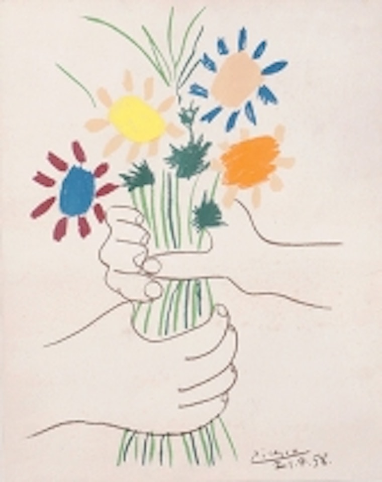 Flowers of the fields by Pablo Picasso