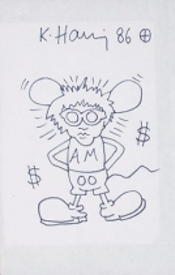 Andy Mouse by Keith Haring