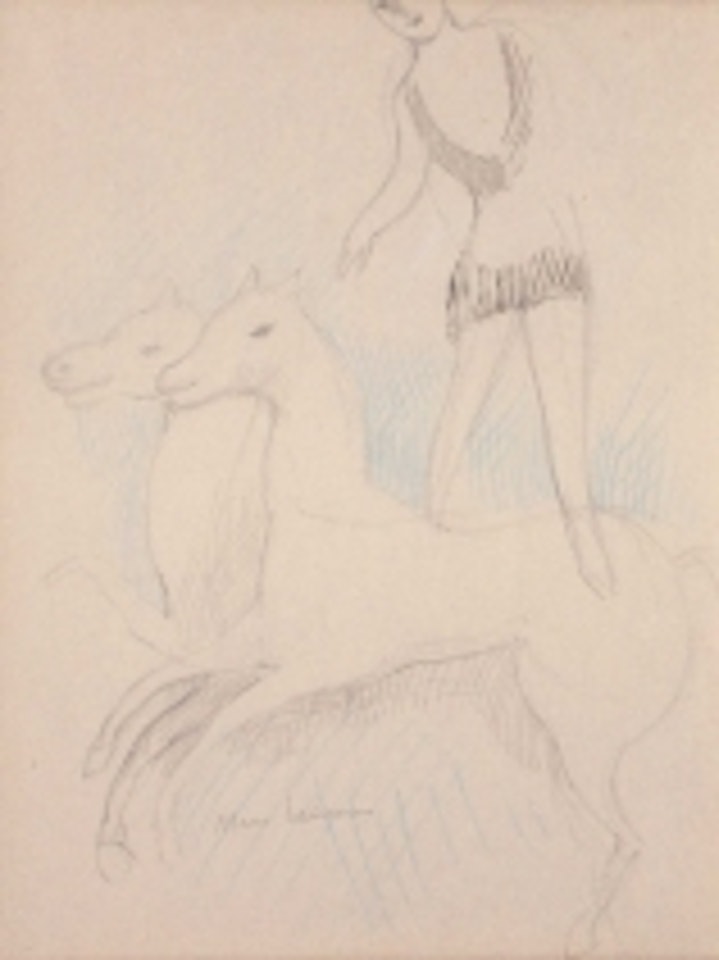 The squire by Marie Laurencin