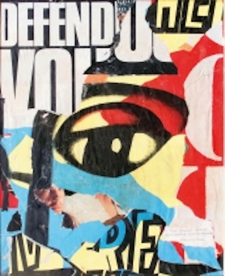 Tear-off by Raymond Hains