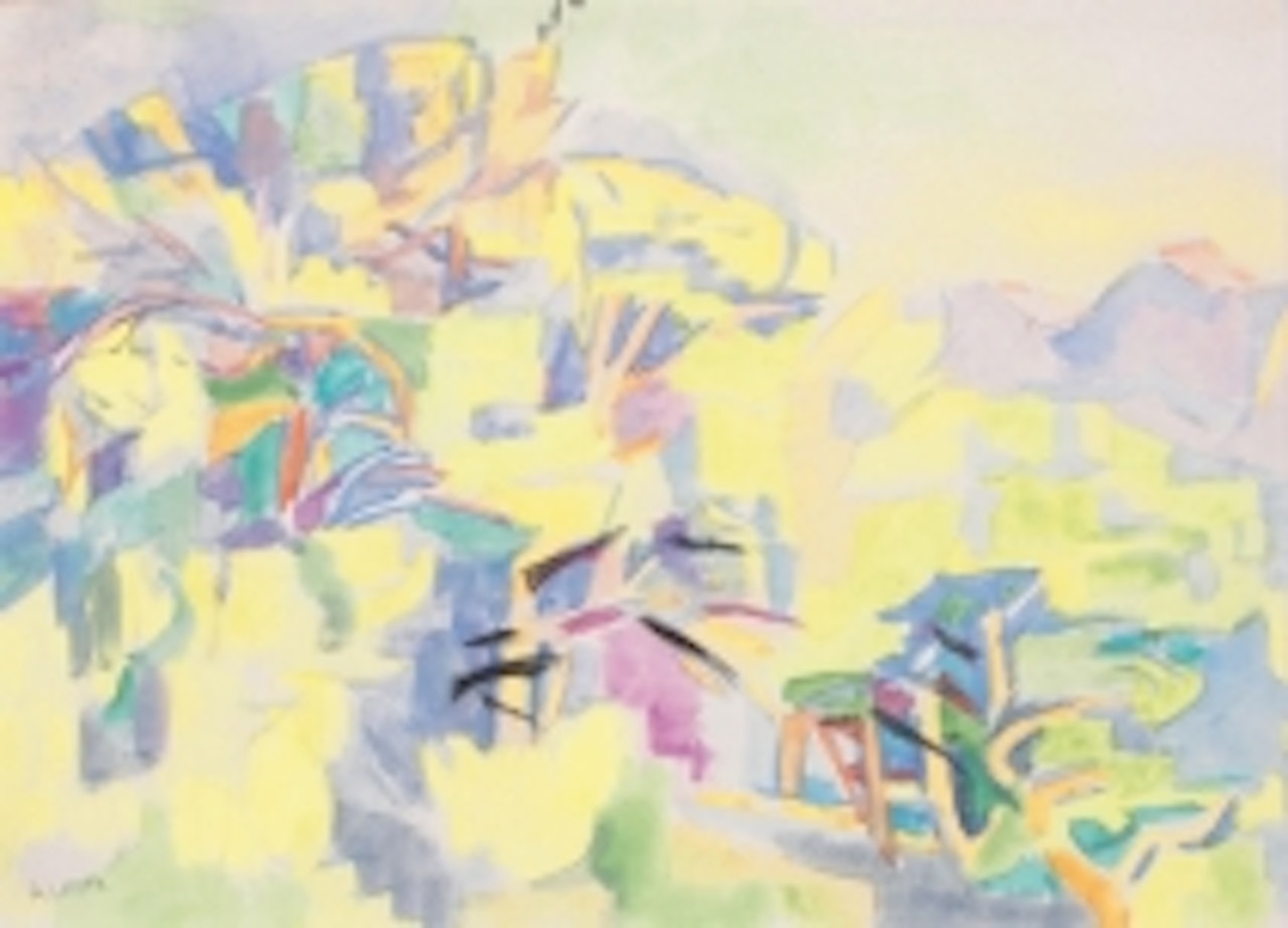 "The great pines at La Cadiere" by André Lhote