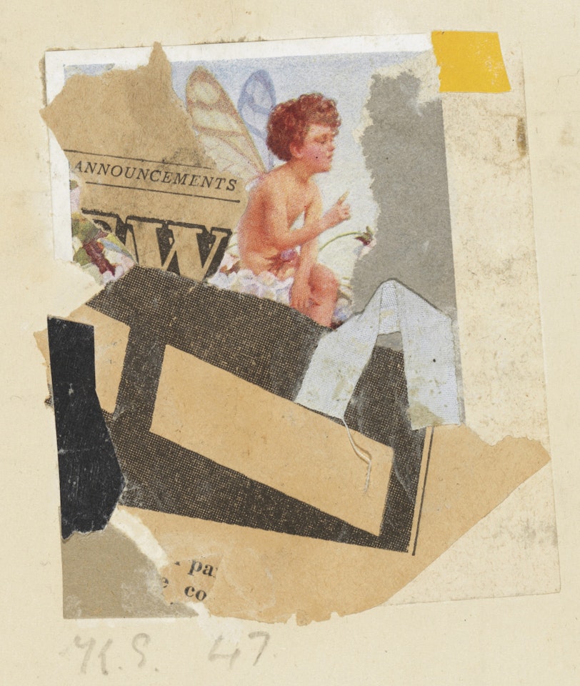 Ohne Titel (Ankündigungen) by Kurt Schwitters