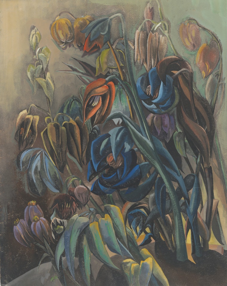 Pflanzen bei Nacht by Hannah Höch