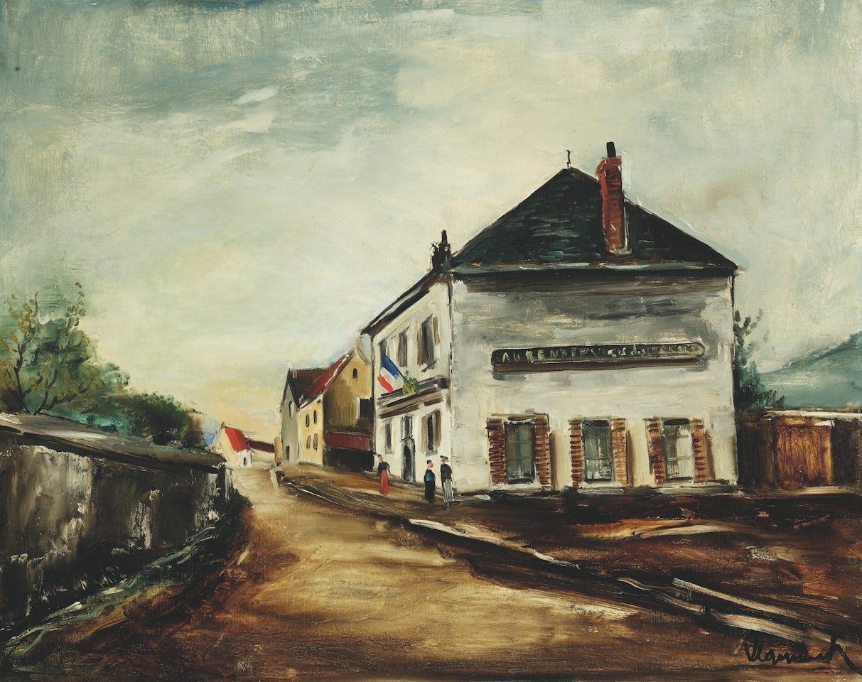 Rue de village by Maurice de Vlaminck