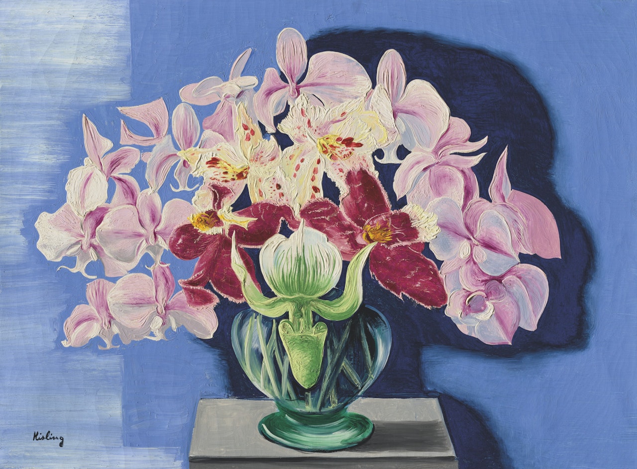 Les orchidées by Moïse Kisling