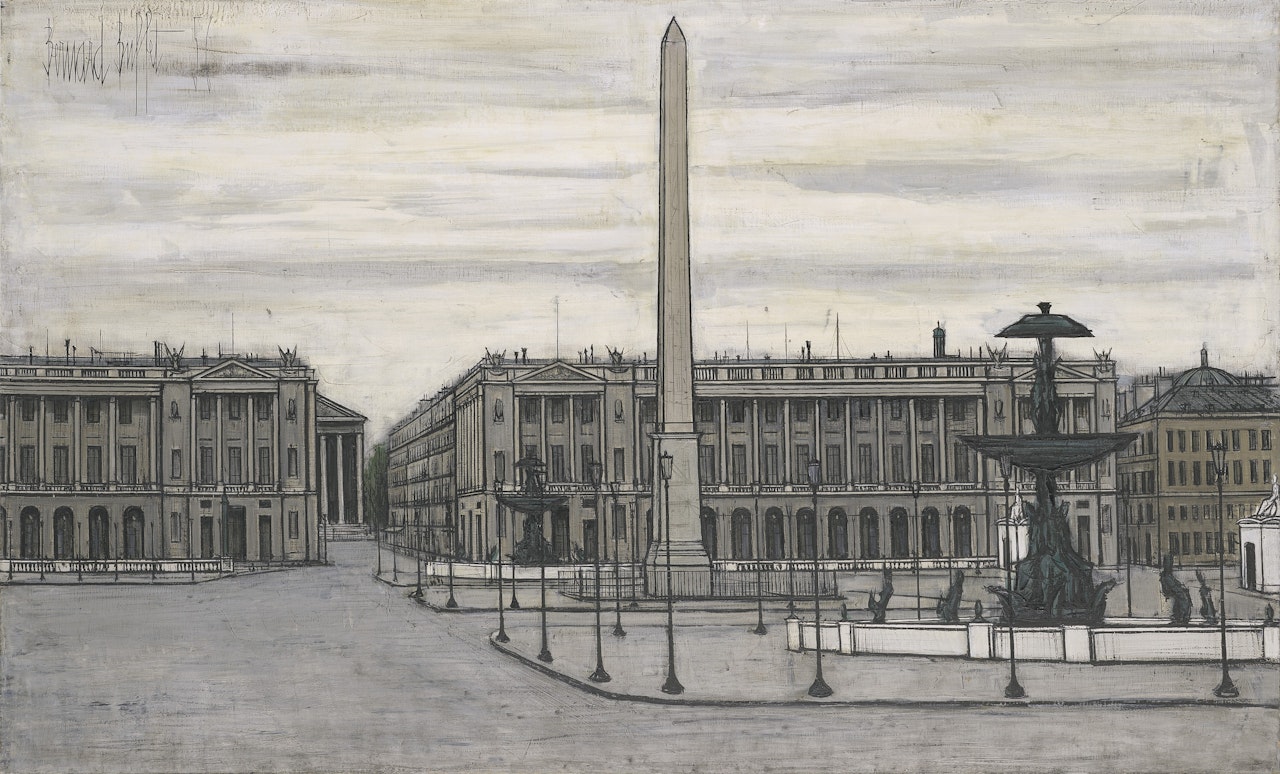Place de la Concorde by Bernard Buffet