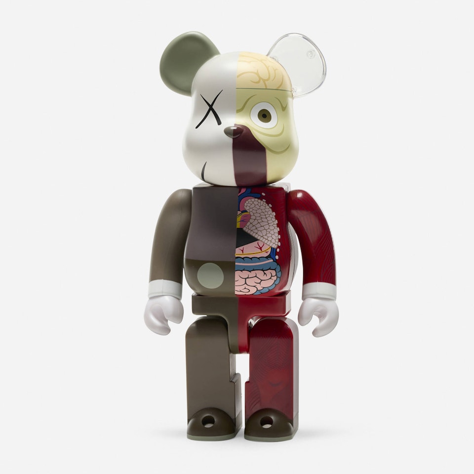 400% Dissected Be@rbrick Brown by Kaws