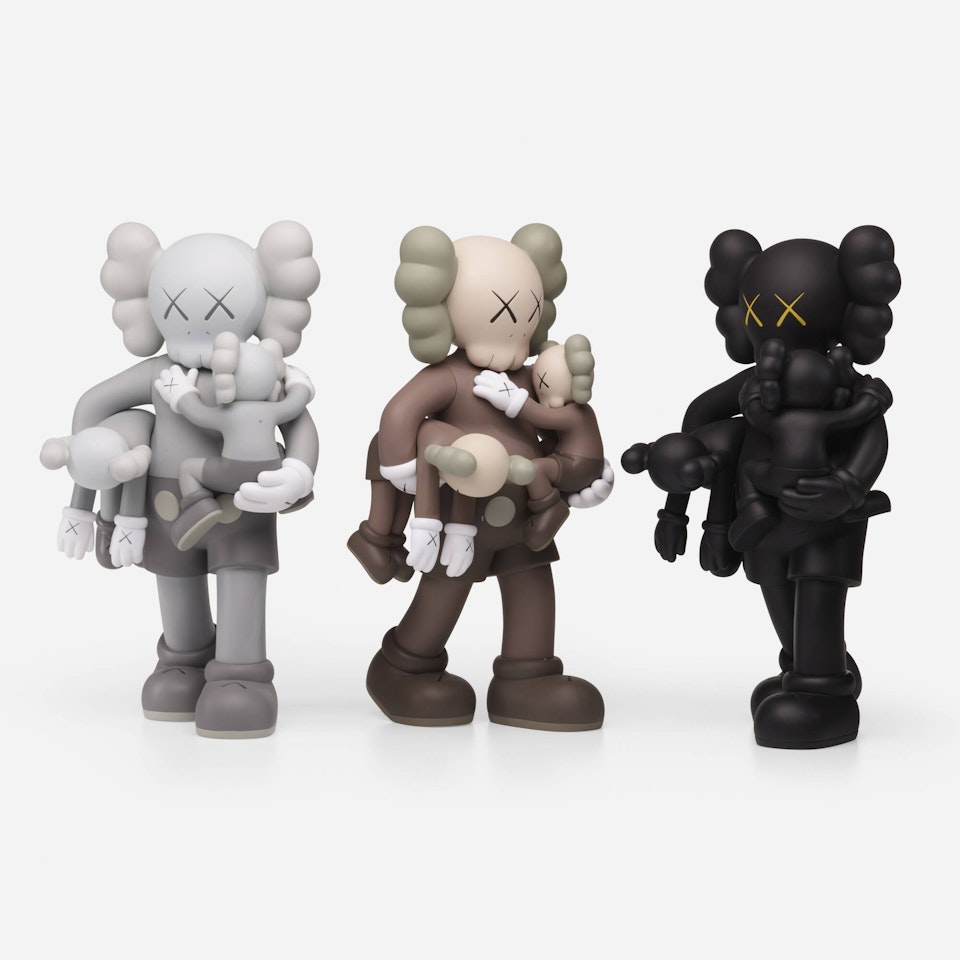 Clean Slate (three works) by Kaws