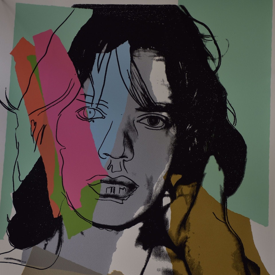 "Mick Jagger" by Andy Warhol