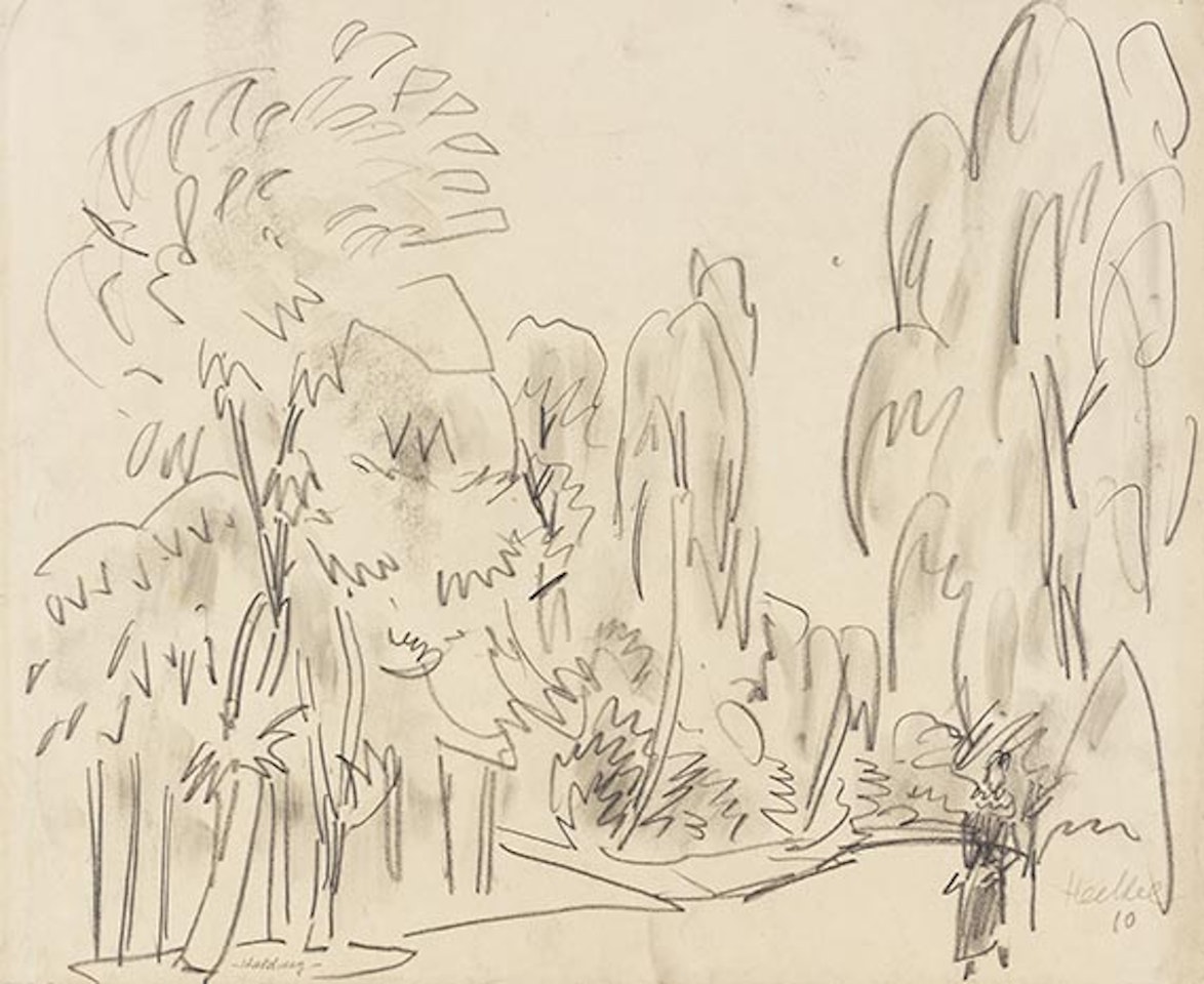 Waldweg by Erich Heckel