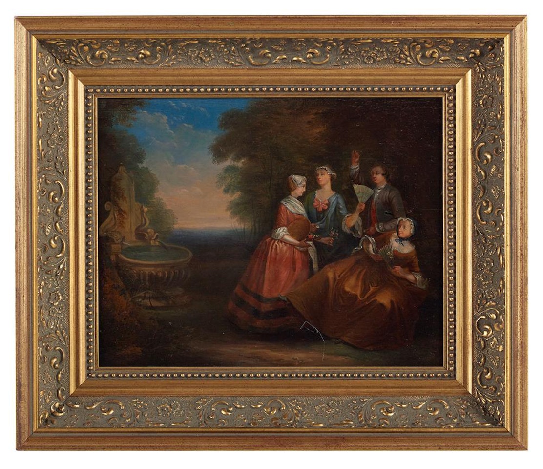 "Garden Engagement" by French School
