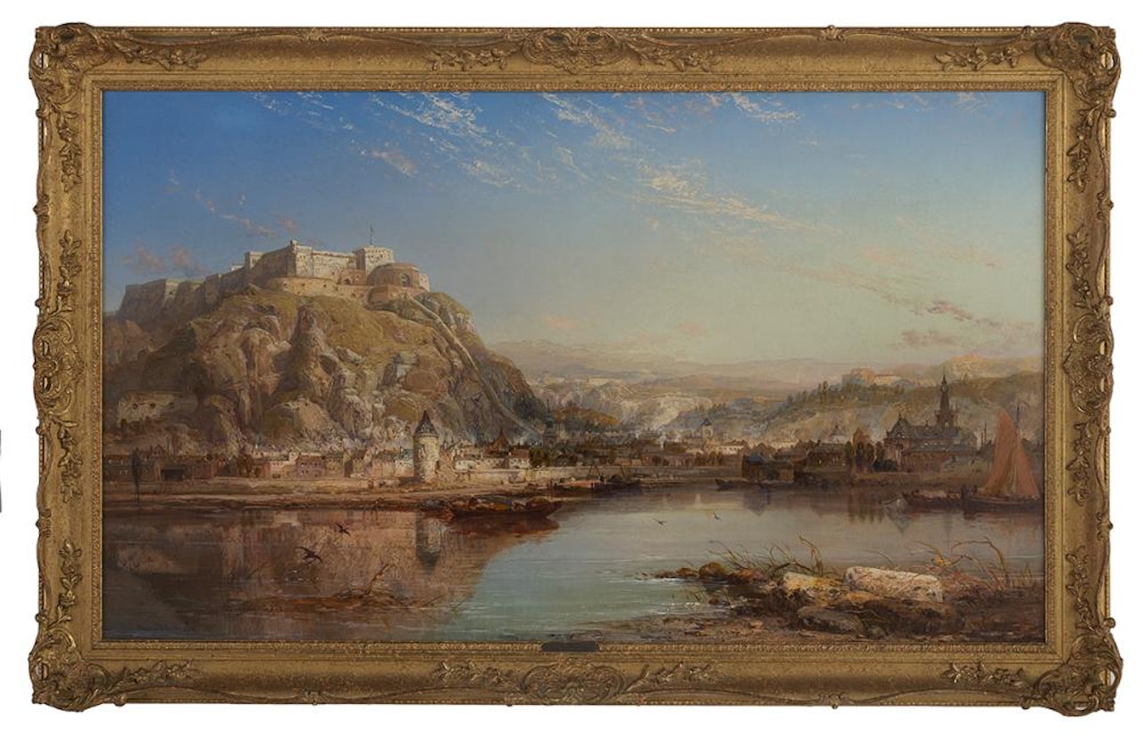 "A View of Givet, France" by James Webb