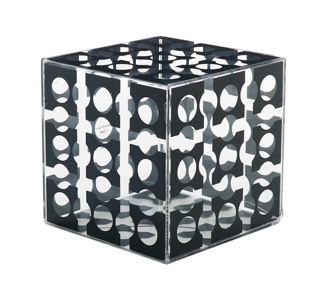 "Cube" by Victor Vasarely