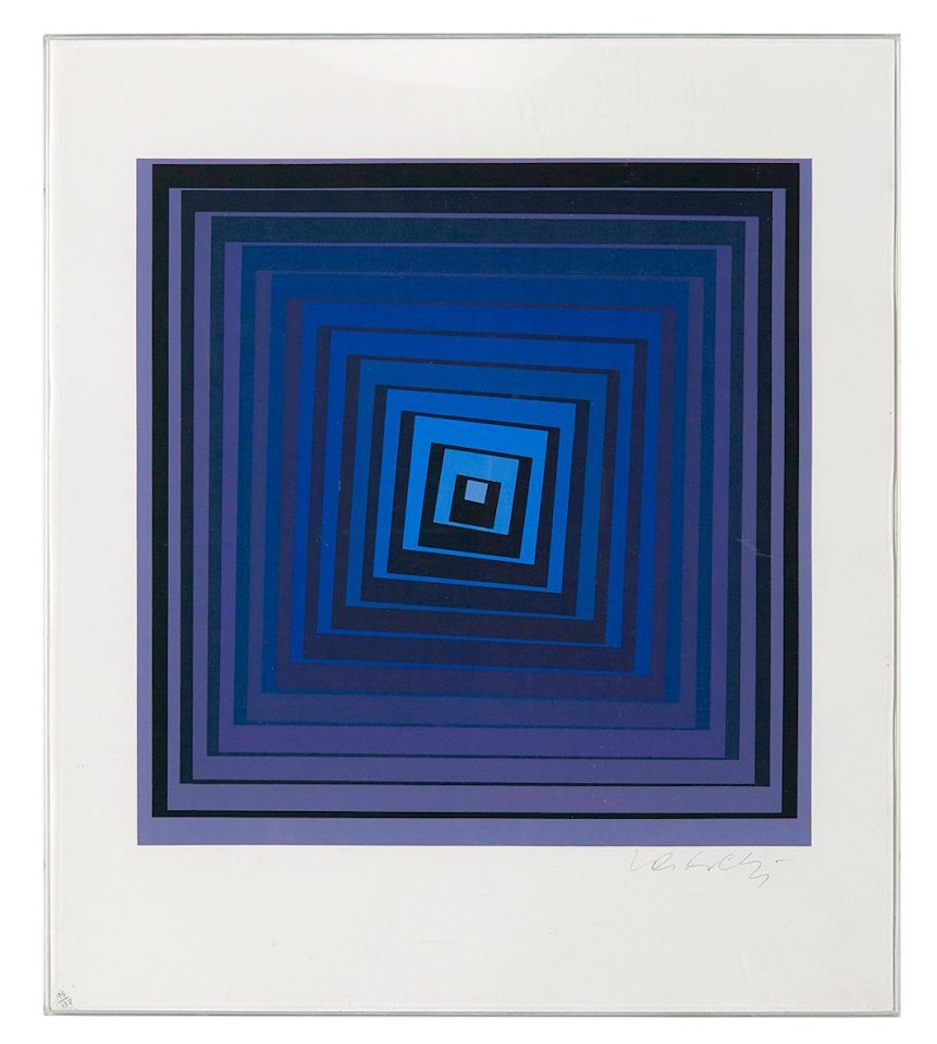 "Rene Descartes, Le Discours de la Methode" by Victor Vasarely