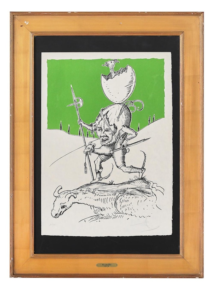 "Pantagruel XI" by Salvador Dali