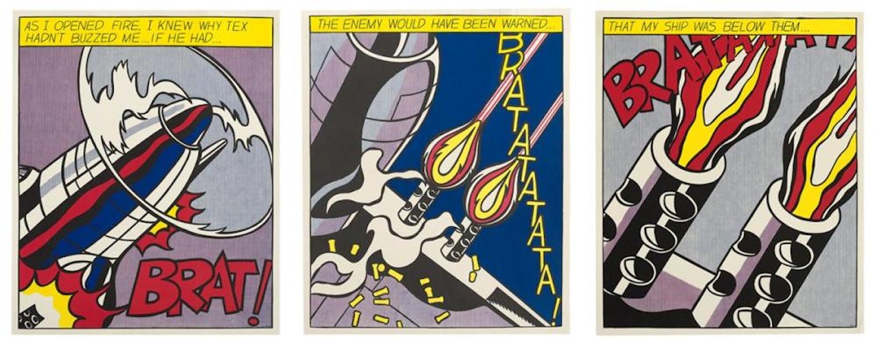 "As I Opened Fire", by Roy Lichtenstein